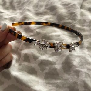 J. Crew Accessories - Jewel Tortoise Shell J. Crew Headband J. Crew Accessories - Jewel Tortoise Shell J. Crew Headband